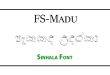 FS-Madu Sinhala Font