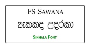 FS-Sawana Sinhala Font